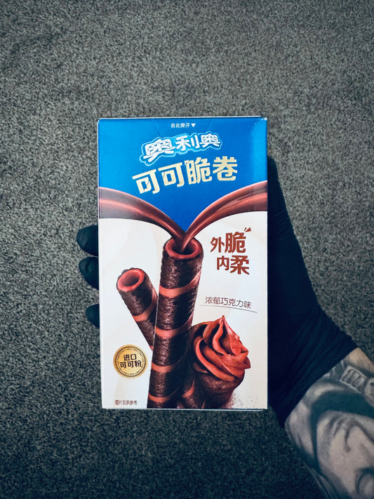 Oreo Crispy Rolls Rich Chocolate Milkshake ( China )